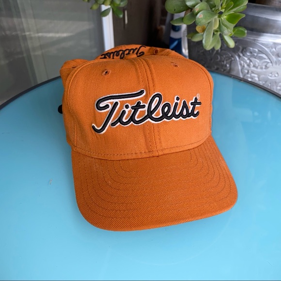 Men's Titleist new era leather back golf hat